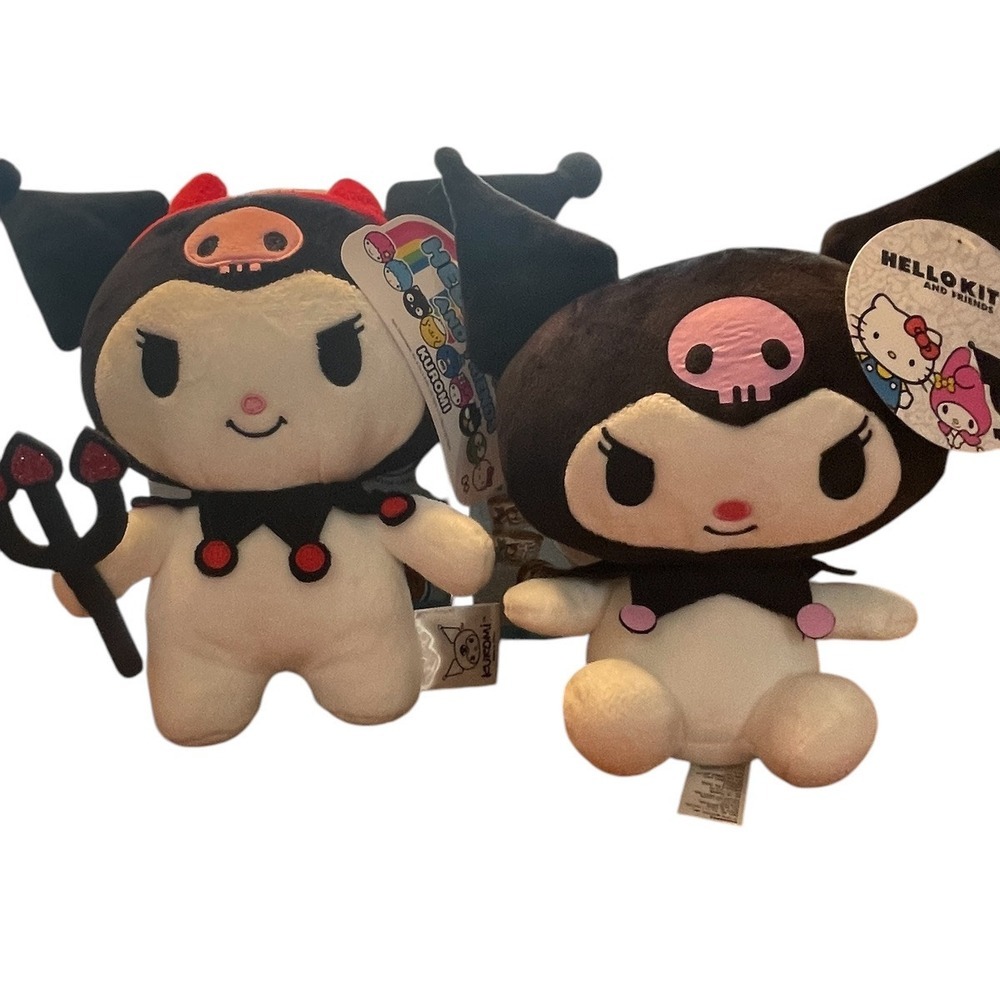 Sanrio Hello Kitty And Friends Kuromi 8" Plush Lot Of 2 New Japanese Collectible
